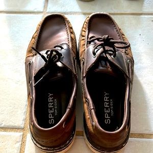 Brown Leather Men’s Size 10.5 Sperry Boat top-sided shoes